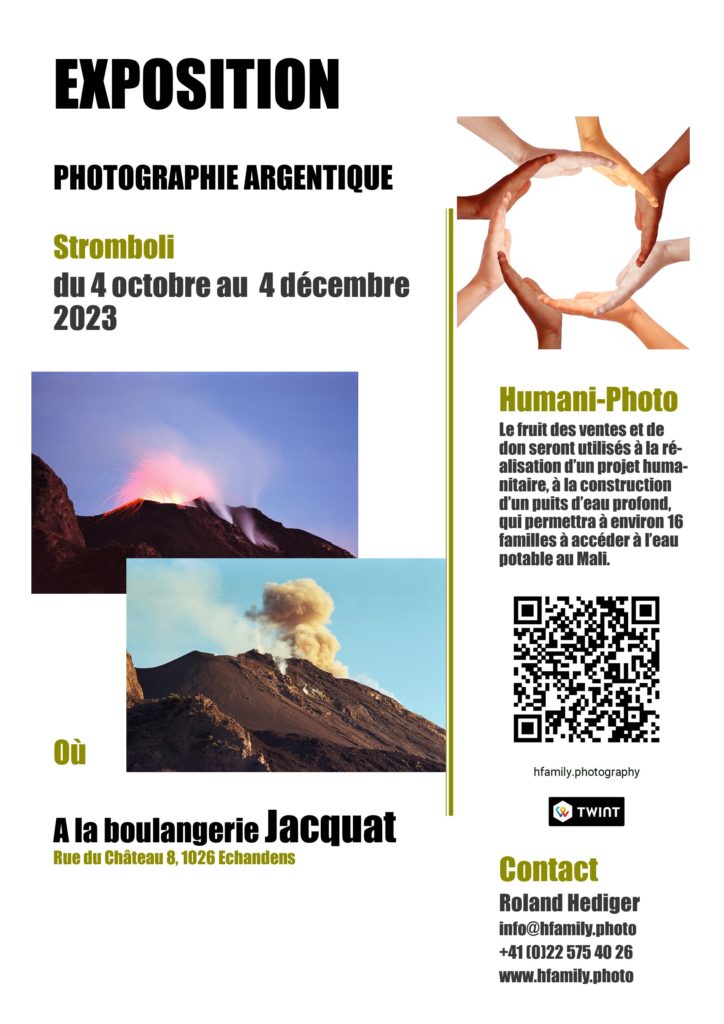 Exposition humani-photo « SROMBOLI » à la boulangerie JACQUAT